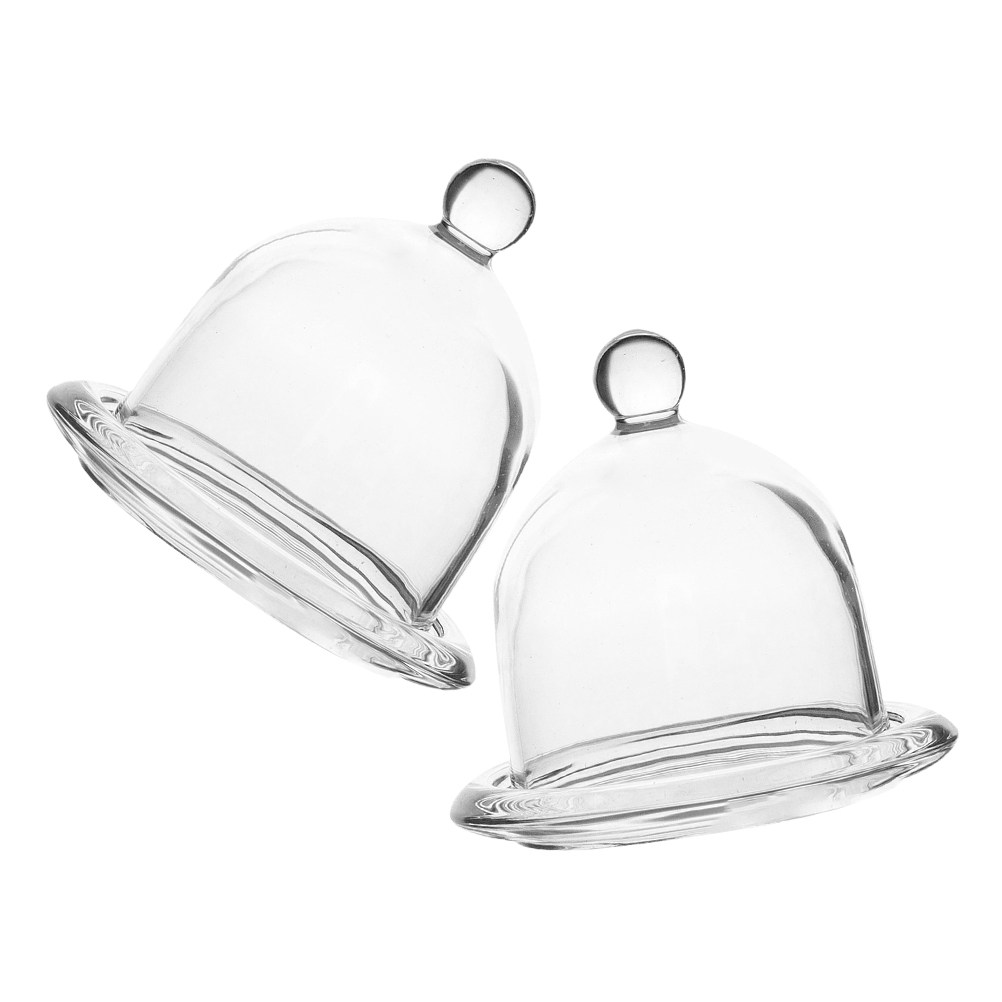 2 unidades de mini suporte de  - Plastic Dome Clear avaliação e preço