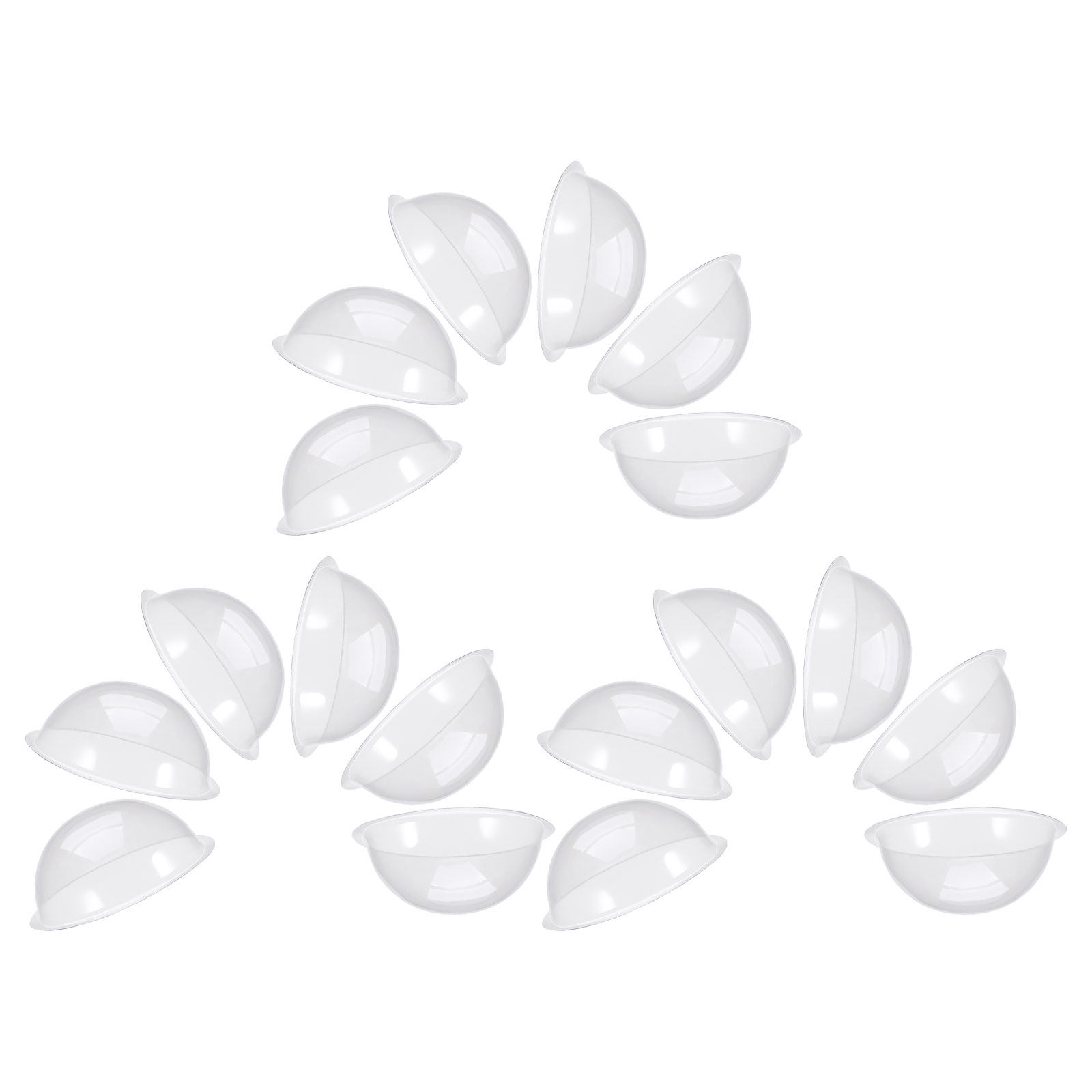 18 Peças de Cúpulas de Globo d - Plastic Dome Clear avaliação e preço