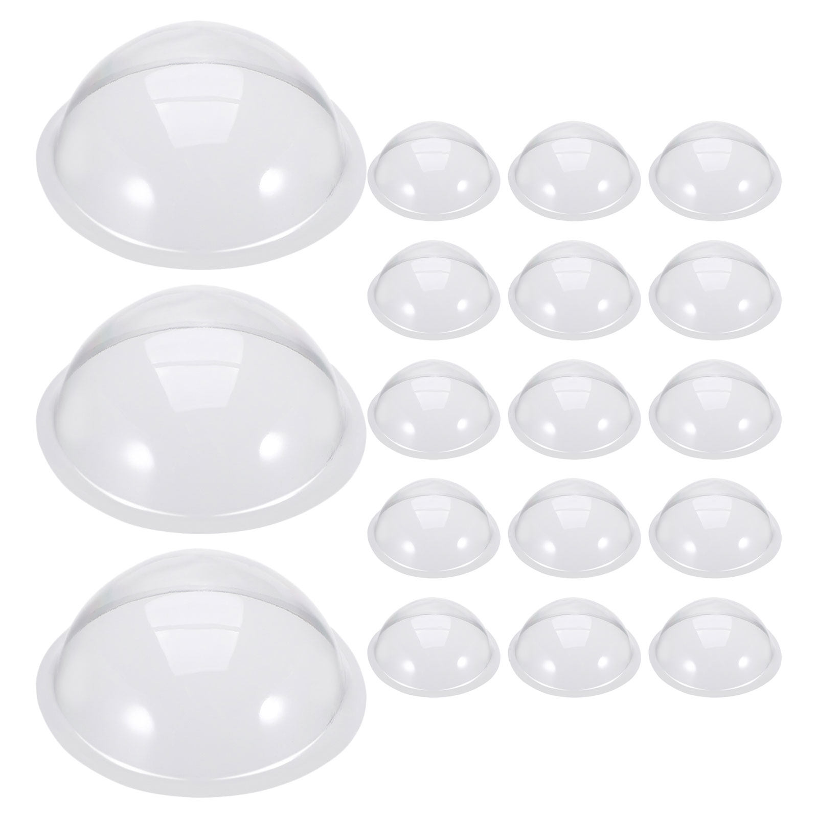18 Peças de Cúpulas de Globo d - Plastic Dome Clear avaliação e preço