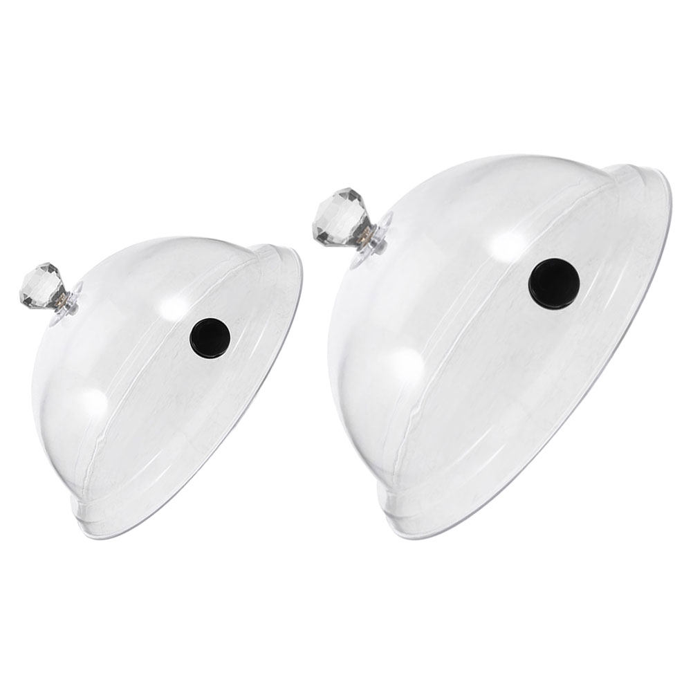 2 unidades de cúpula transpare - Plastic Dome Clear avaliação e preço